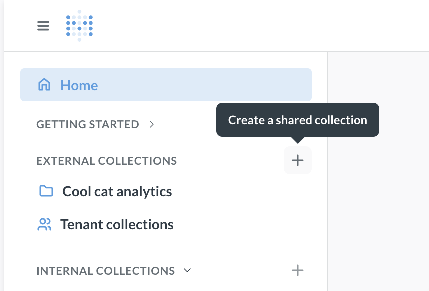 Create shared collection